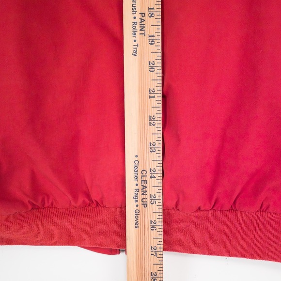 Maus & Hoffman Harrington Jacket Mens XL Red Plaid Lined Cotton Made in Scotland - Picture 14 of 16